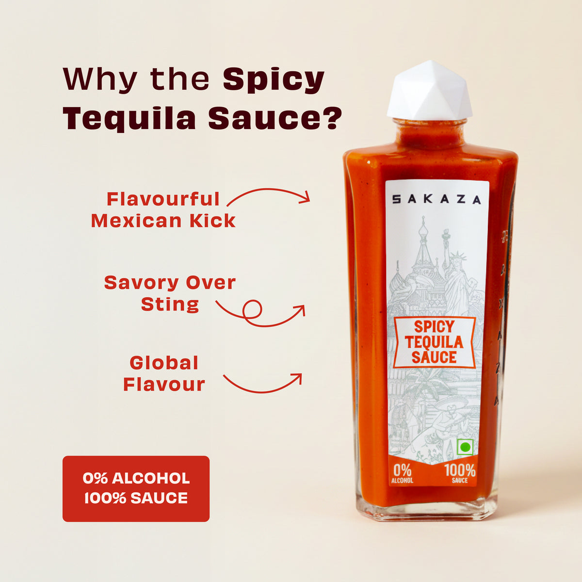 SAKAZA Spicy Tequila Sauce & Wasabi Gin Sauce (Combo)