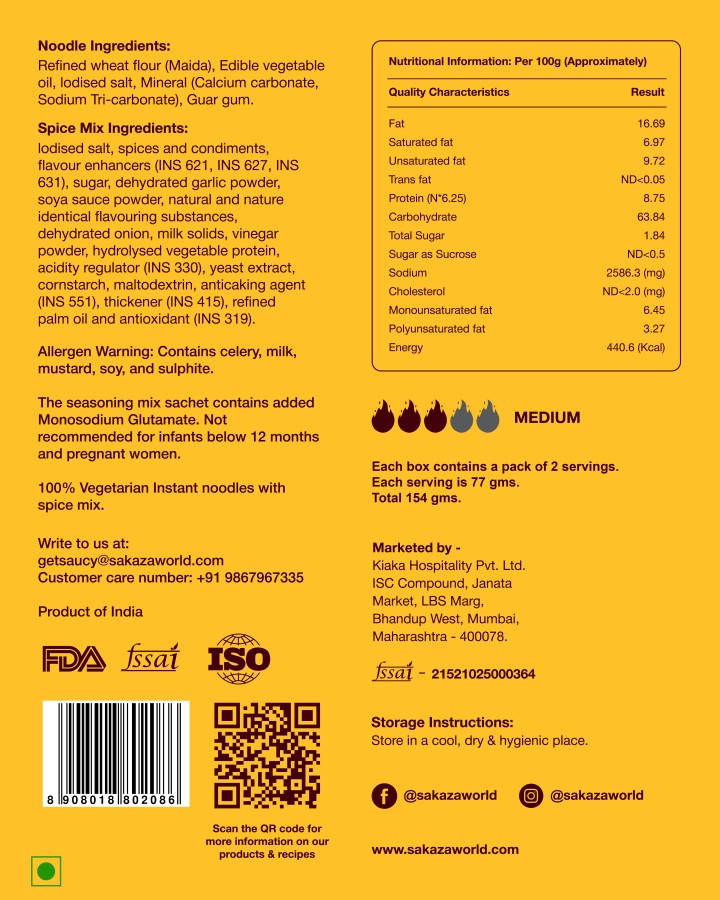 Sakaza Malaysian Curry Noodles