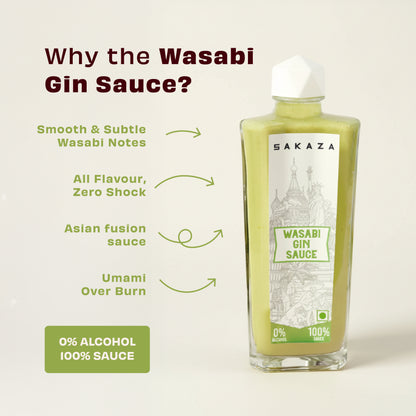 SAKAZA Spicy Tequila Sauce & Wasabi Gin Sauce (Combo)
