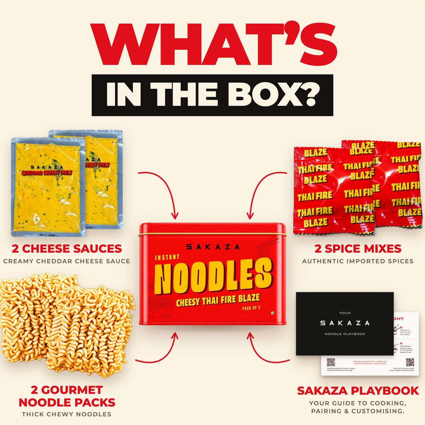 Fire Shot Combo | Cheesy Thai Fire Blaze Noodles + Spicy Tequila Sauce