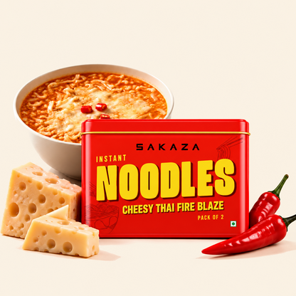 Sakaza Cheesy Thai Fire Blaze Noodles (Pack of 2)