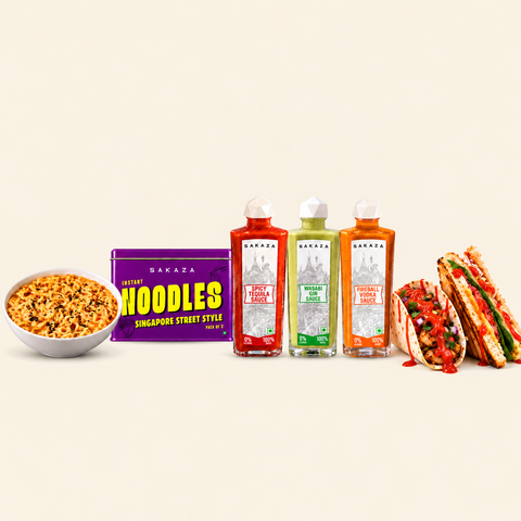 The Spirit Cabinet | 3 Sauces + Singapore Street Style Noodles