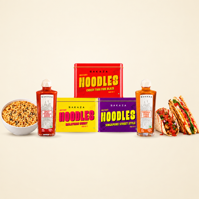 The World Tour – Fire Edition | All 3 Noodles + Spicy Tequila & Fireball Vodka Sauces