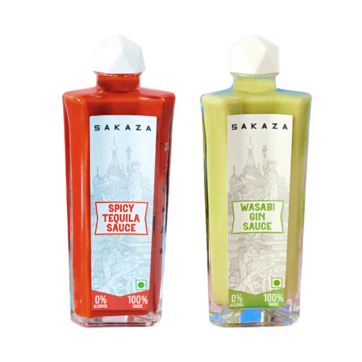 SAKAZA Spicy Tequila Sauce & Wasabi Gin Sauce (Combo)