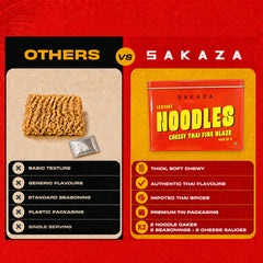 Sakaza Cheesy Thai Fire Blaze Noodles