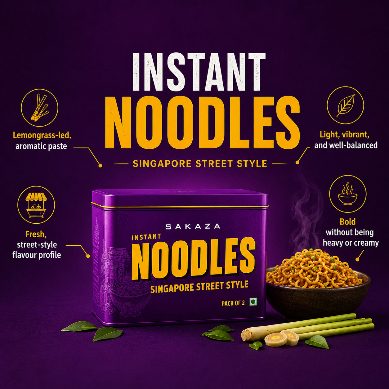 SAKAZA MALAYSIAN CURRY NODLES