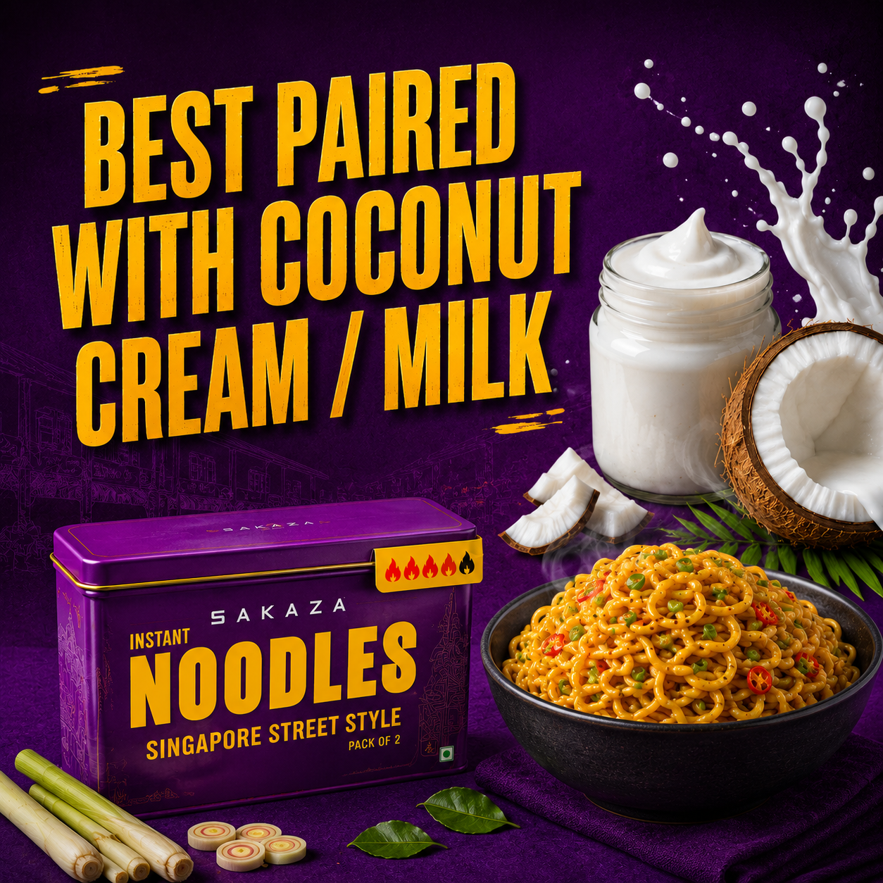 SAKAZA MALAYSIAN CURRY NODLES