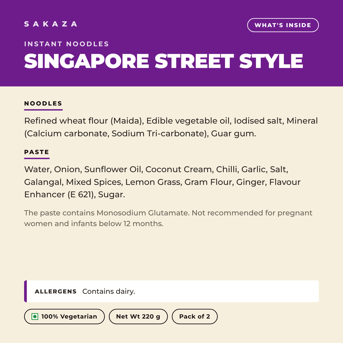 Sakaza Singapore Street Style Noodles