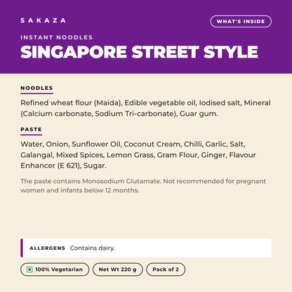 Sakaza Singapore Street Style Noodles