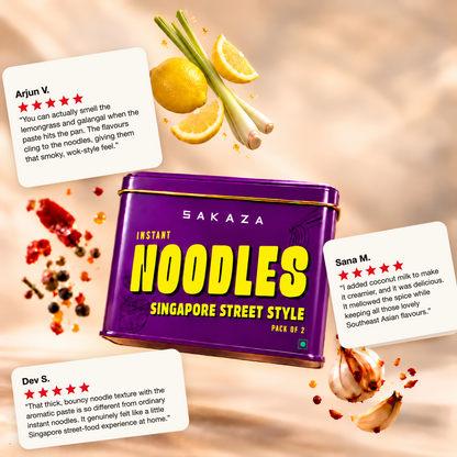 The Spirit Cabinet | 3 Sauces + Singapore Street Style Noodles