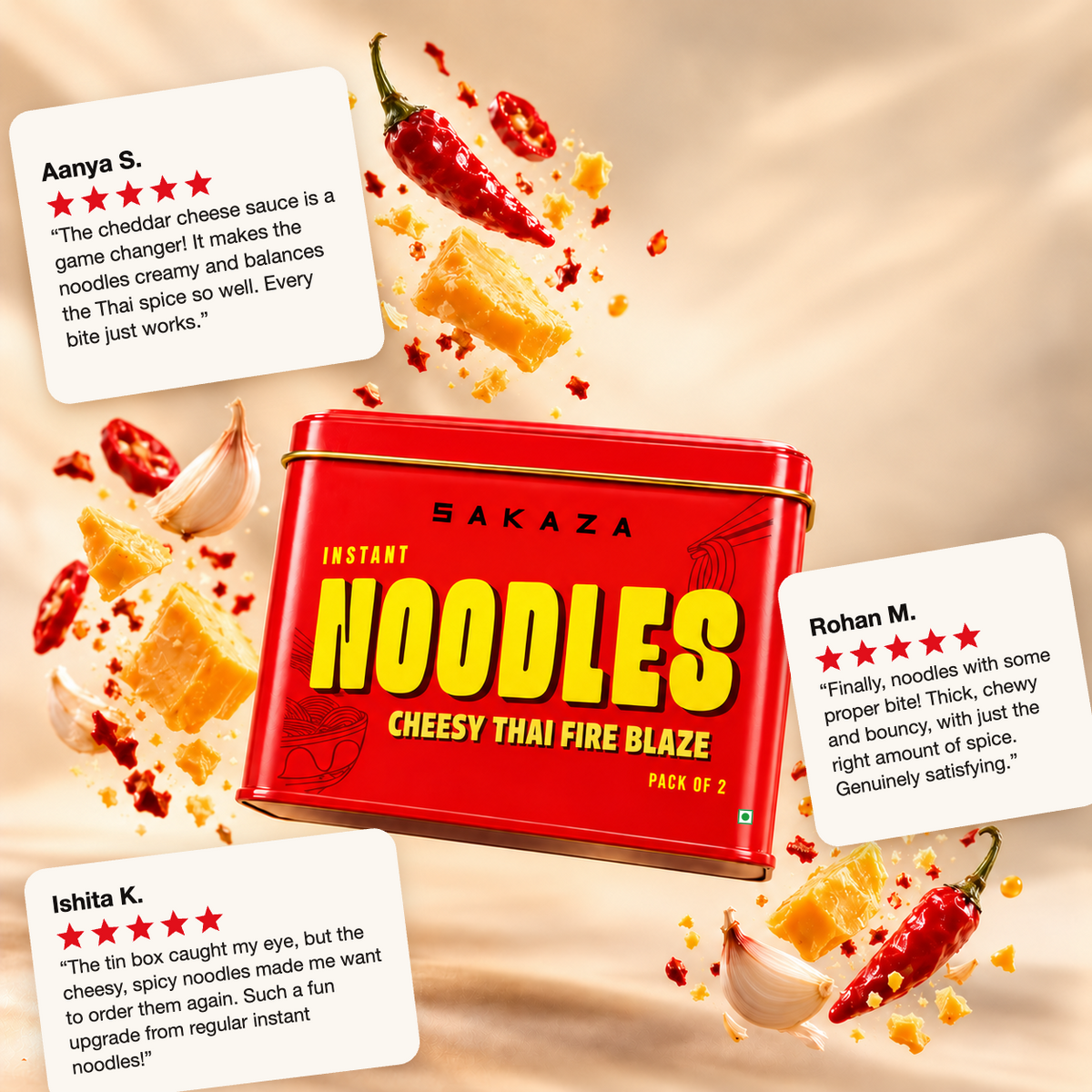 The Full Sakaza Stock-Up | 6 Noodles + 4 Sauces