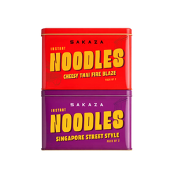 Sakaza Noodles Cheesy Thai Fire Blaze & Singapore Street Pack of 2