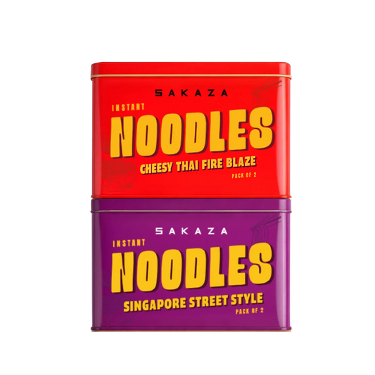 Sakaza Noodles Cheesy Thai Fire Blaze & Singapore Street Pack of 2